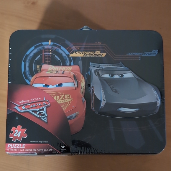 Toys | Disney Pixar Cars Puzzle Lightning Mcqueen And Jackson Storm ...